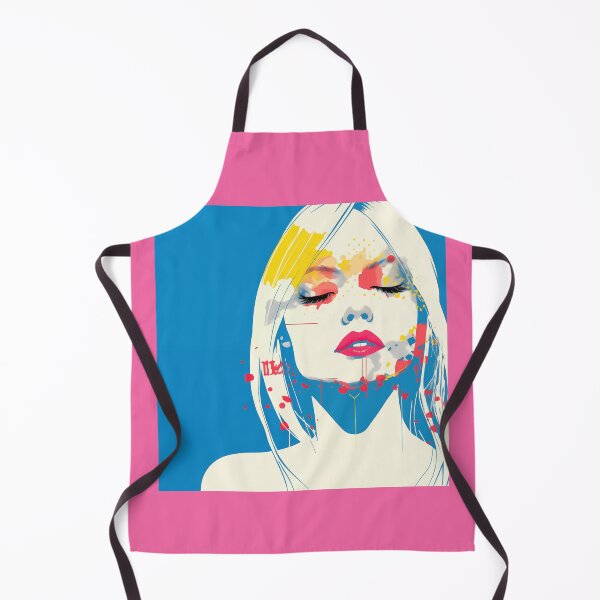 Item preview, Abstract Painted Girl Pink Lips designed and sold by CoolMantras.