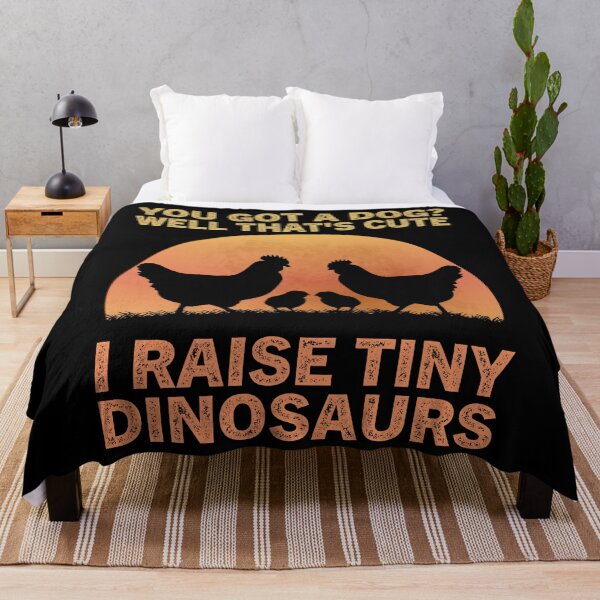 Item preview, I Raise Tiny Dinosaurs Funny Poultry Chicken Lovers Farmer designed and sold by MobyStickers.
