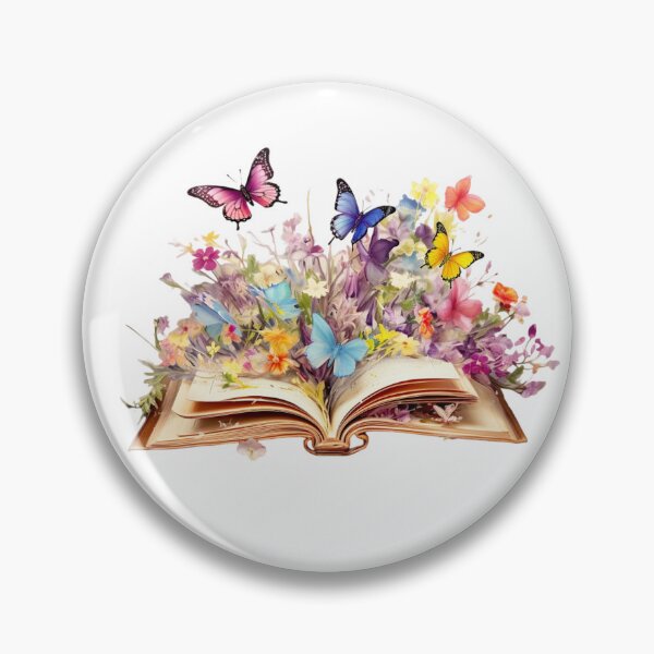Item preview, Elegant Flowers and Butterflies Book designed and sold by fluidwatercolor.