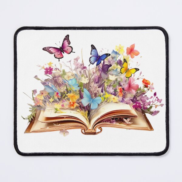 Item preview, Elegant Flowers and Butterflies Book designed and sold by fluidwatercolor.