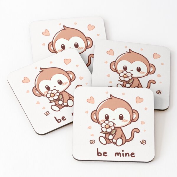 Item preview, Monkey Valentine's Day Be Mine designed and sold by LemuellTrends.