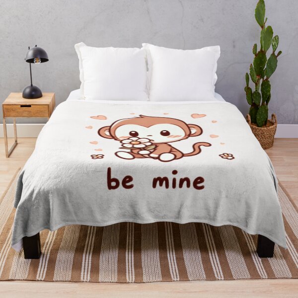 Item preview, Monkey Valentine's Day Be Mine designed and sold by LemuellTrends.