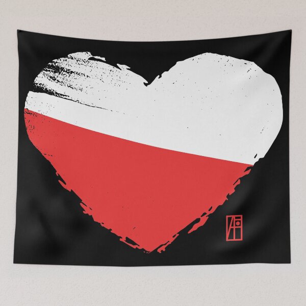 Item preview, I love my country. I love Poland. I am a patriot. In my heart, there is always the flag of Poland. designed and sold by ArtProjectShop.