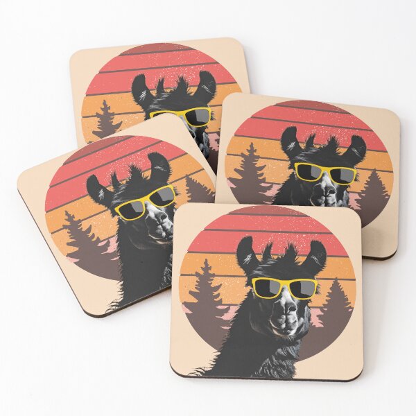 Item preview, Retro Cool Llama With Sunglasses designed and sold by Mariana Piana.
