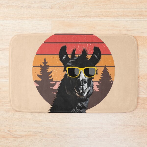 Item preview, Retro Cool Llama With Sunglasses designed and sold by Mariana Piana.