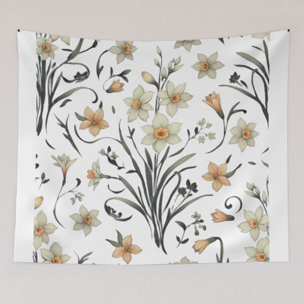 Item preview, Narcissus Dream: Captivating Narcissus Pattern for a Floral Fantasy designed and sold by ProjectNoah.