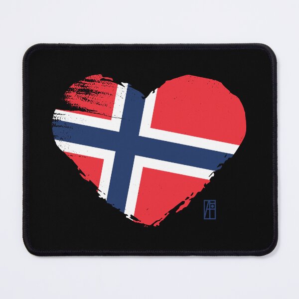 Item preview, I love my country. I love Norway. I am a patriot. In my heart, there is always the flag of Norway. designed and sold by ArtProjectShop.