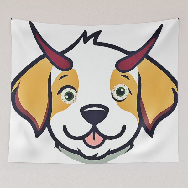 Item preview, Cute CrazyDog  designed and sold by Olojo.