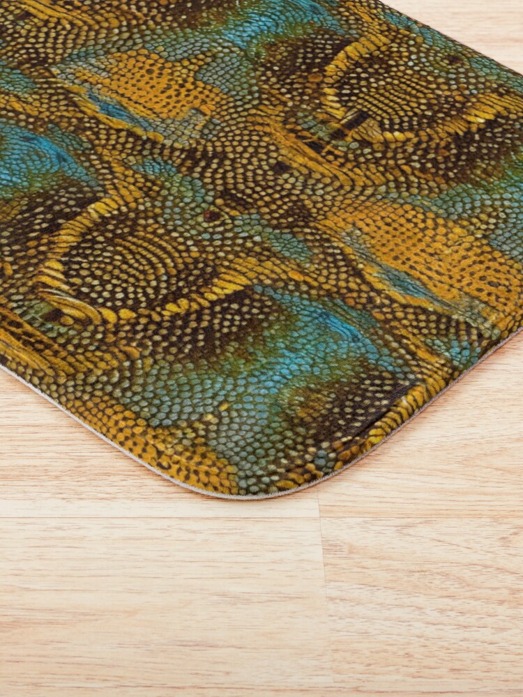 Thumbnail 3 of 6, Bath Mat, Snake Pattern designed and sold by Pattern-life-.
