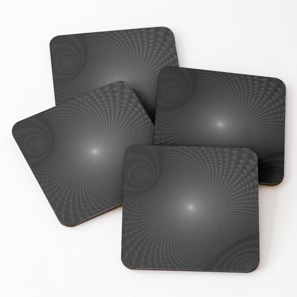 Item preview, Black and White Mandelbrot Spiral designed and sold by MultipliedJoy.