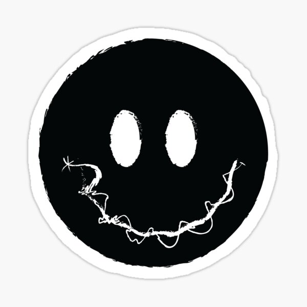 Speak No Evil - thread face, black. Sticker