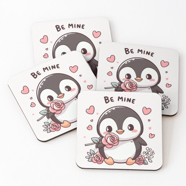 Item preview, Penguin Valentine's Day Be Mine designed and sold by LemuellTrends.