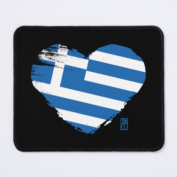 Item preview, I love my country. I love Greece. I am a patriot. In my heart, there is always the flag of Greece. designed and sold by ArtProjectShop.