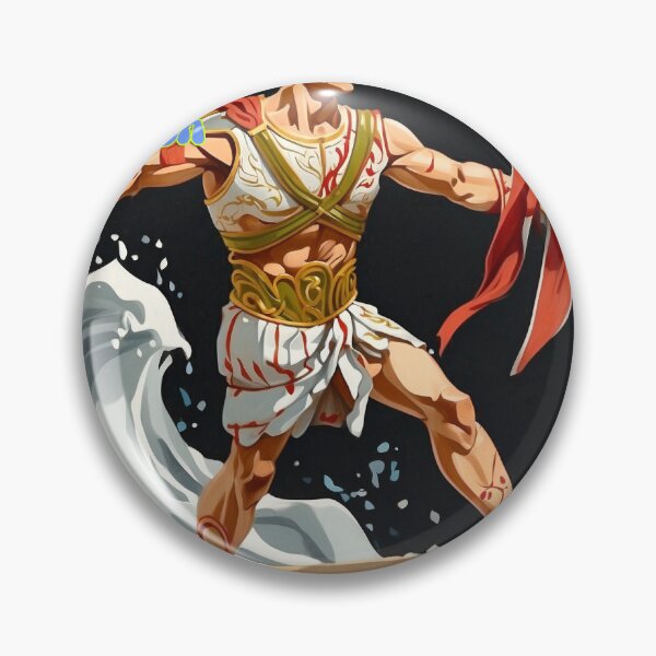 Item preview, Julius Caesar catches a wave and gets some great advice! designed and sold by Huskybreath62.