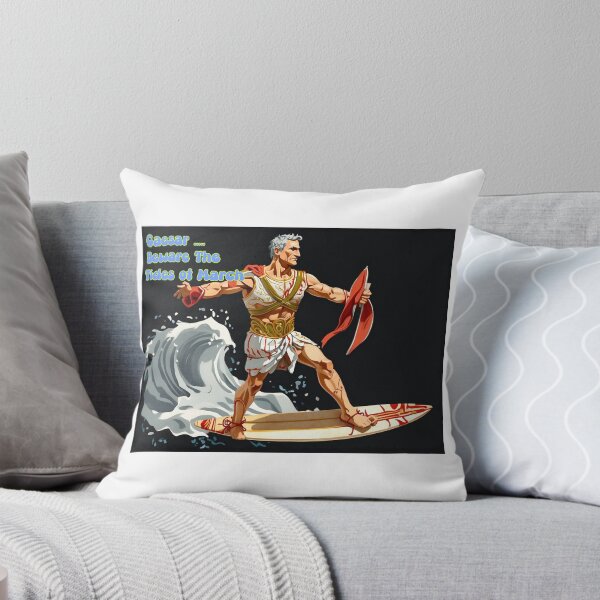 Item preview, Julius Caesar catches a wave and gets some great advice! designed and sold by Huskybreath62.