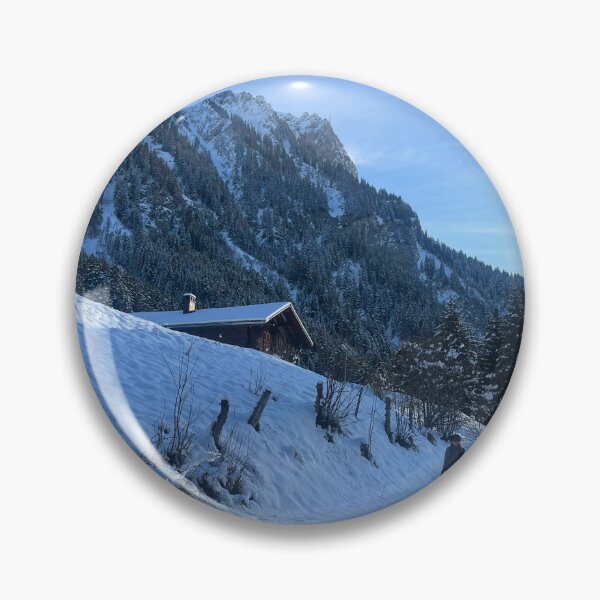 Item preview, Snowy mountain landscape in Switzerland designed and sold by WapitiSTORE.
