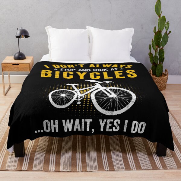 Item preview, I Don't Always Stop Look At Bicycles Funny Bicycle Cyclist designed and sold by MobyStickers.