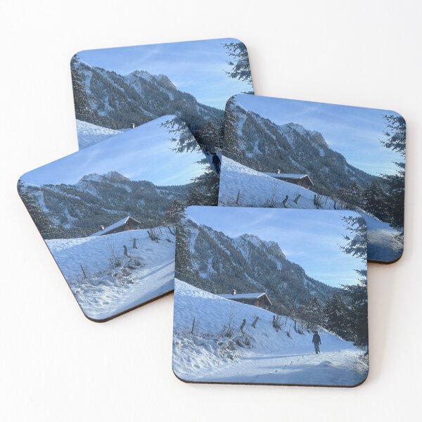 Item preview, Snowy mountain landscape in Switzerland designed and sold by WapitiSTORE.