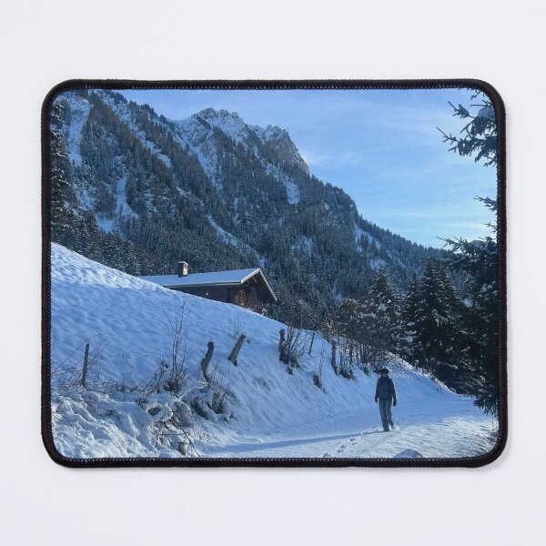 Item preview, Snowy mountain landscape in Switzerland designed and sold by WapitiSTORE.