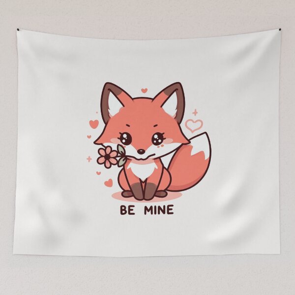 Item preview, Fox Valentine's Day Be Mine designed and sold by LemuellTrends.