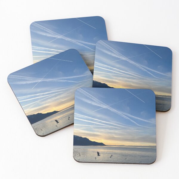 Artikelvorschau, Sonnenuntergangslandschaft in Montreux entworfen und verkauft von WapitiSTORE.