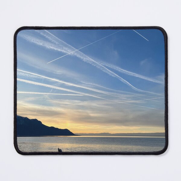 Item preview, Sunset landscape in Montreux designed and sold by WapitiSTORE.