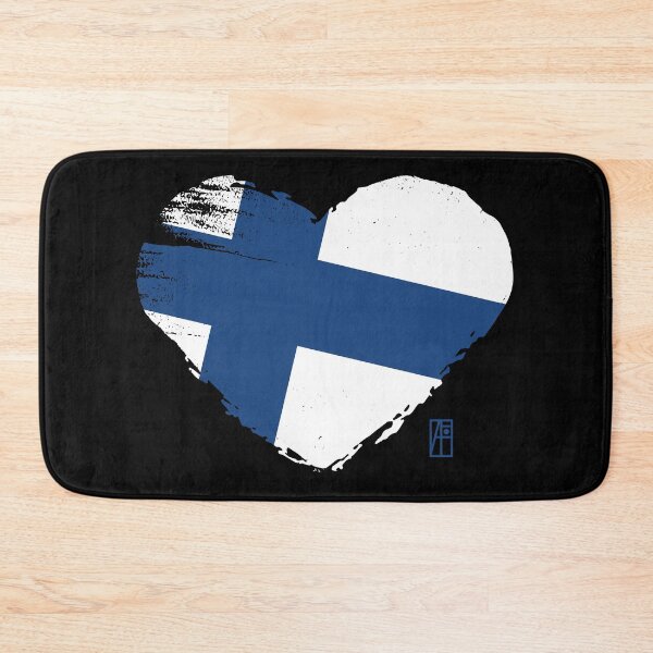 Item preview, I love my country. I love Finland. I am a patriot. In my heart, there is always the flag of Finland. designed and sold by ArtProjectShop.