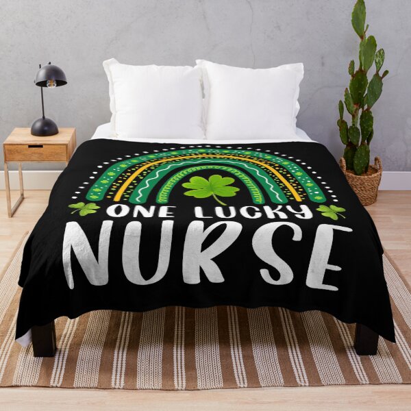 Item preview, One Lucky Nurse Rainbow Saint Patrick's Day Irish Nursing designed and sold by MobyStickers.