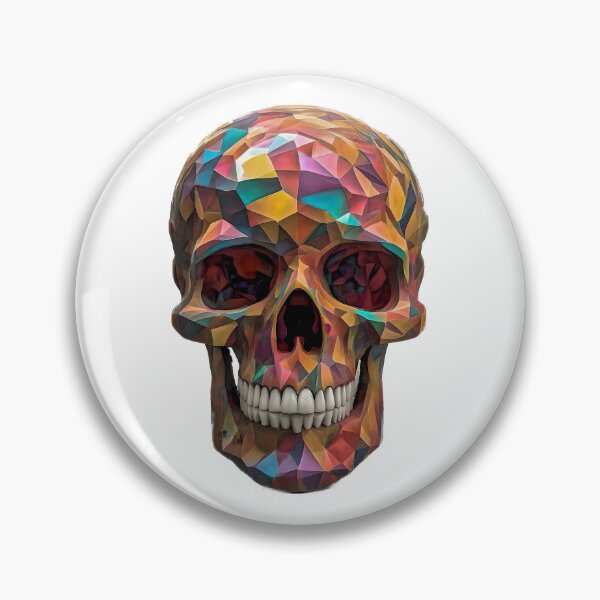 Item preview, Fractal Skull designed and sold by Zenvo.