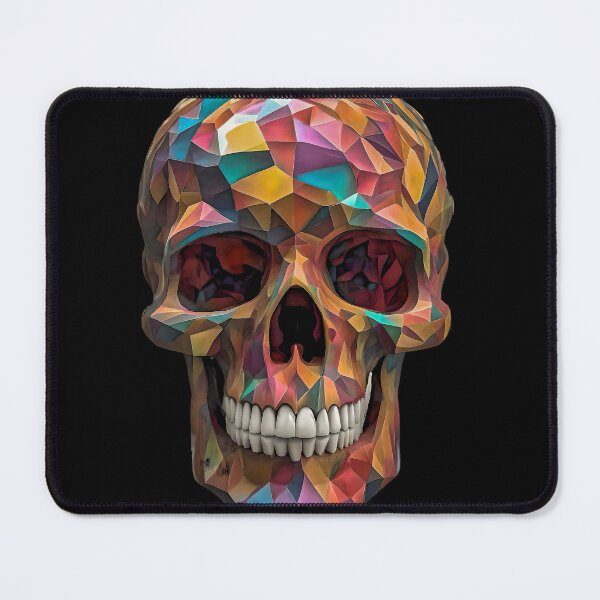 Item preview, Fractal Skull designed and sold by Zenvo.