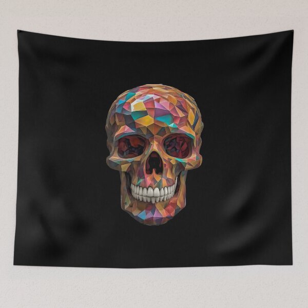 Item preview, Fractal Skull designed and sold by Zenvo.