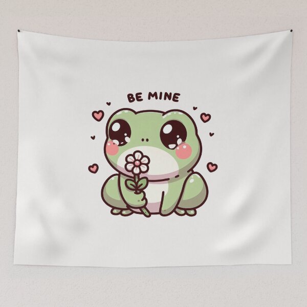 Item preview, Frog Valentine's Day Be Mine designed and sold by LemuellTrends.