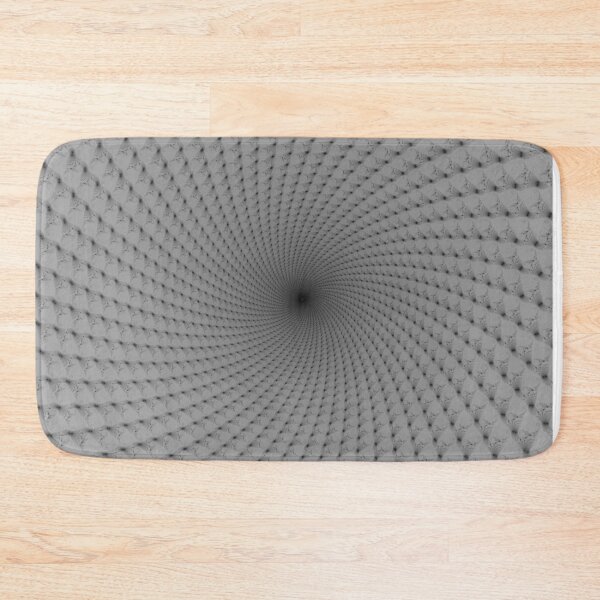 Item preview, Black and White Mandelbrot Vortex (Centered) designed and sold by MultipliedJoy.