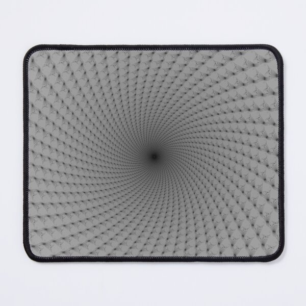 Item preview, Black and White Mandelbrot Vortex (Centered) designed and sold by MultipliedJoy.