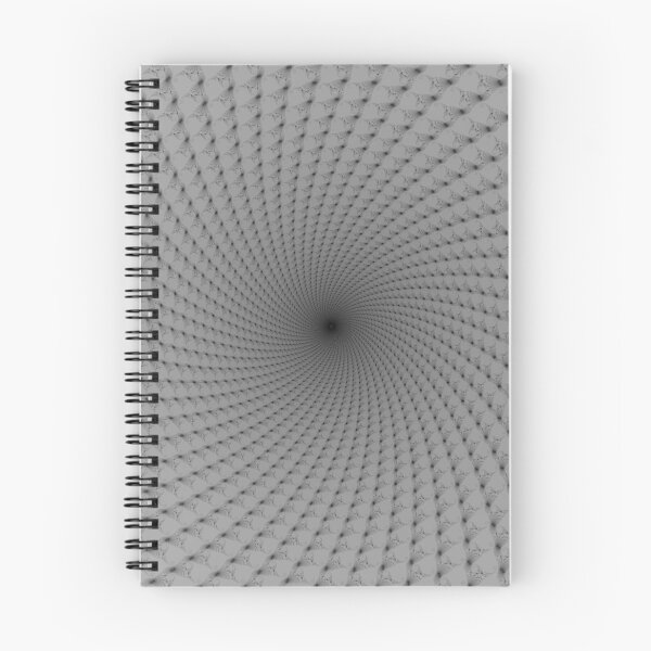 Item preview, Black and White Mandelbrot Vortex (Centered) designed and sold by MultipliedJoy.