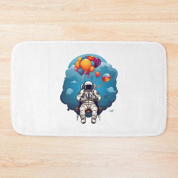 Item preview, Cosmic Balloon Odyssey: Psychedelic Astronaut Soars designed and sold by WAUZ.