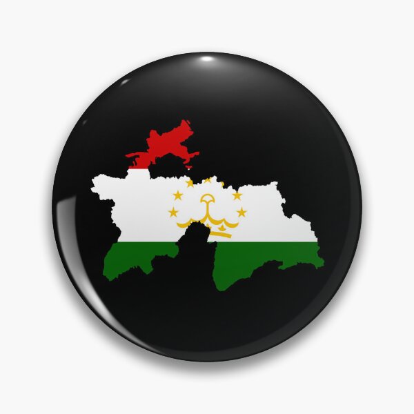 Item preview, Flag Map of Tajikistan designed and sold by feether-store.