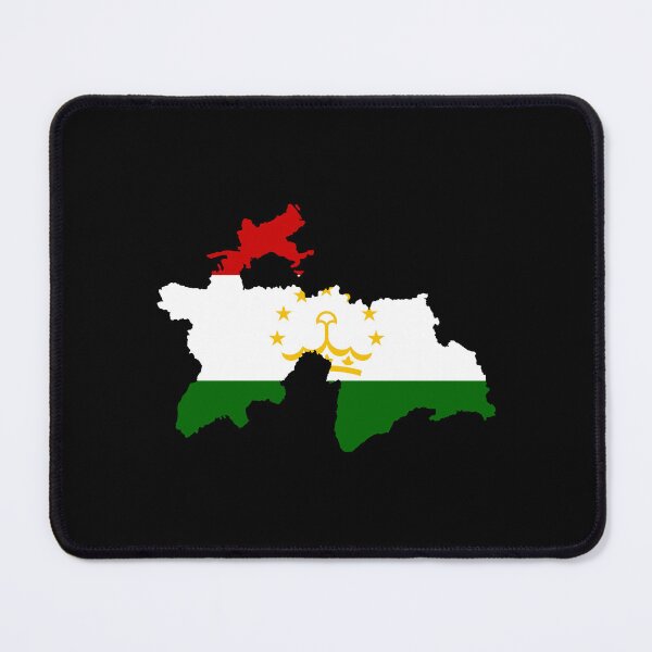Item preview, Flag Map of Tajikistan designed and sold by feether-store.