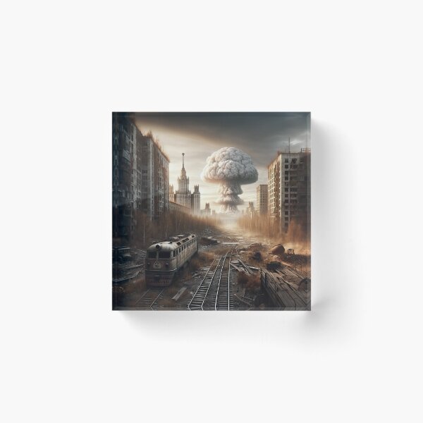 Item preview, Echoes of Silence: A Nuclear Dawn's Quietude designed and sold by ArtComixHaven.