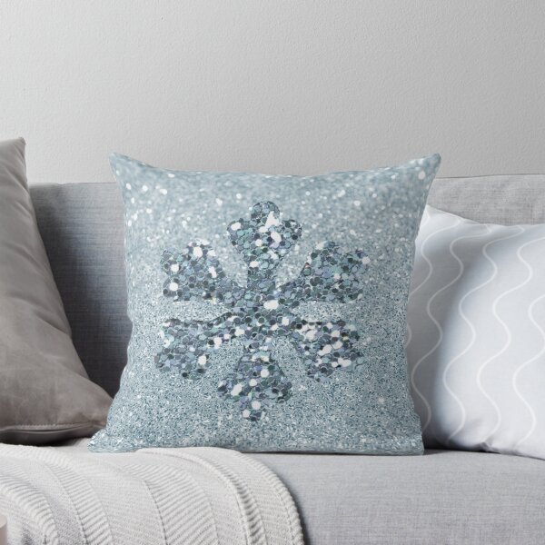 Item preview, Aquamarine Snowflake (Photo of Glitter - Not Reflective) designed and sold by moondreamsmusic.