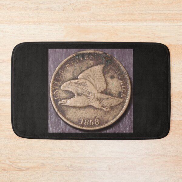 Item preview, `1858 SL Flying Eagle Cent Fine With Problems One Penny designed and sold by coinsxcrochet.