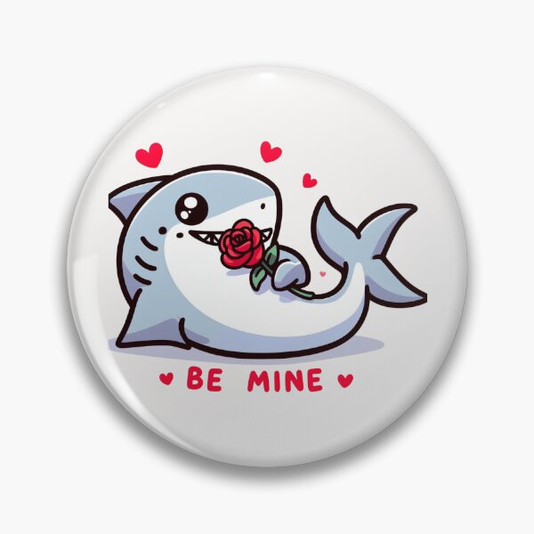 Item preview, Shark Valentine's Day Be Mine designed and sold by LemuellTrends.