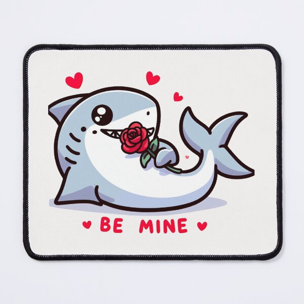 Item preview, Shark Valentine's Day Be Mine designed and sold by LemuellTrends.