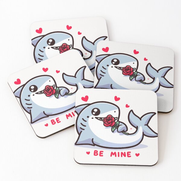 Item preview, Shark Valentine's Day Be Mine designed and sold by LemuellTrends.