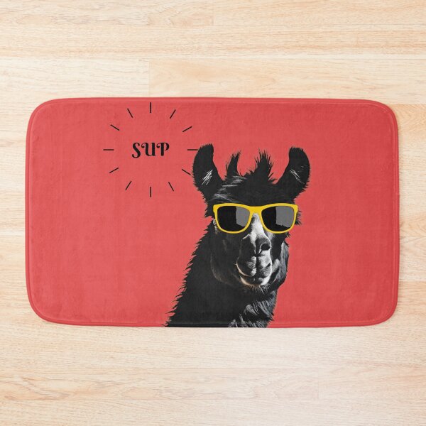 Item preview, Cool Black Llama With Sunglasses designed and sold by Mariana Piana.