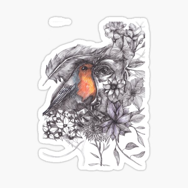 Item preview, The Robin designed and sold by PlantBased40.