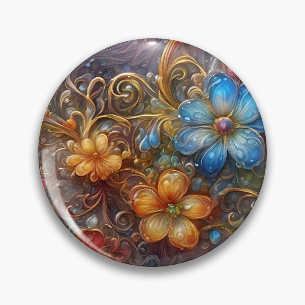 Item preview, Colorful Flower Pattern designed and sold by TheArtOfPat.