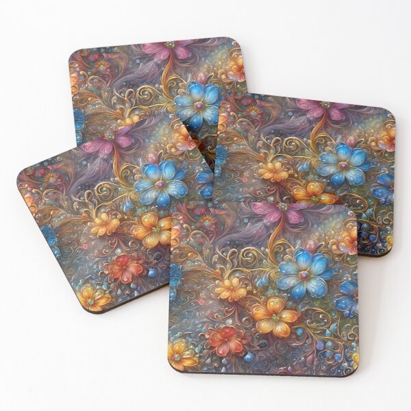 Item preview, Colorful Flower Pattern designed and sold by TheArtOfPat.