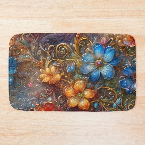 Item preview, Colorful Flower Pattern designed and sold by TheArtOfPat.