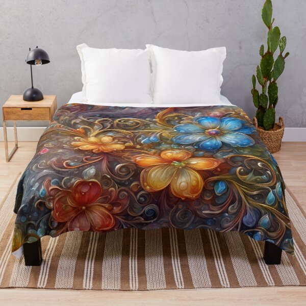 Item preview, Colorful Flower Pattern designed and sold by TheArtOfPat.